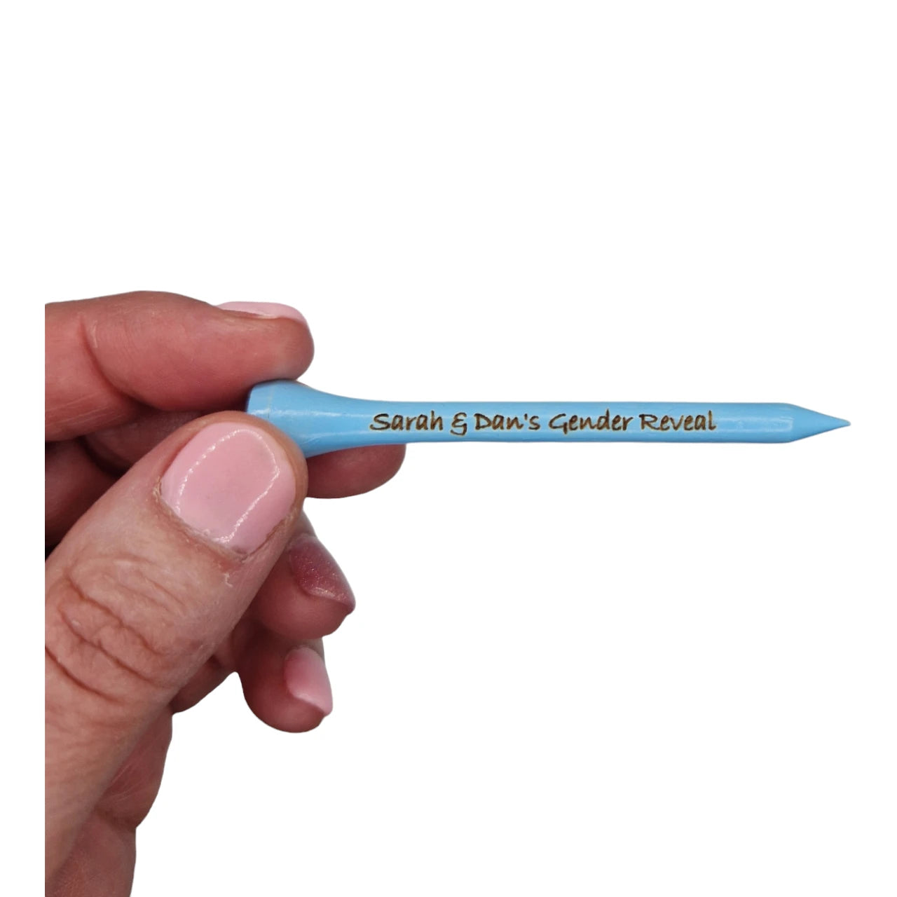 Light Blue and Light Pink 70mm Golf Tees