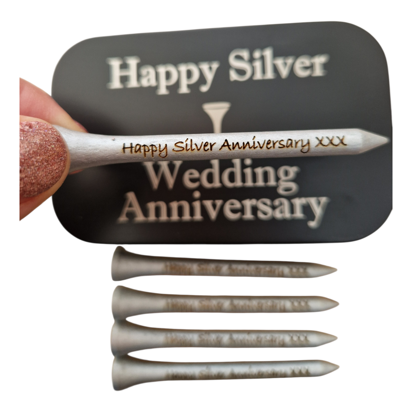 Silver Anniversary Golf Gift