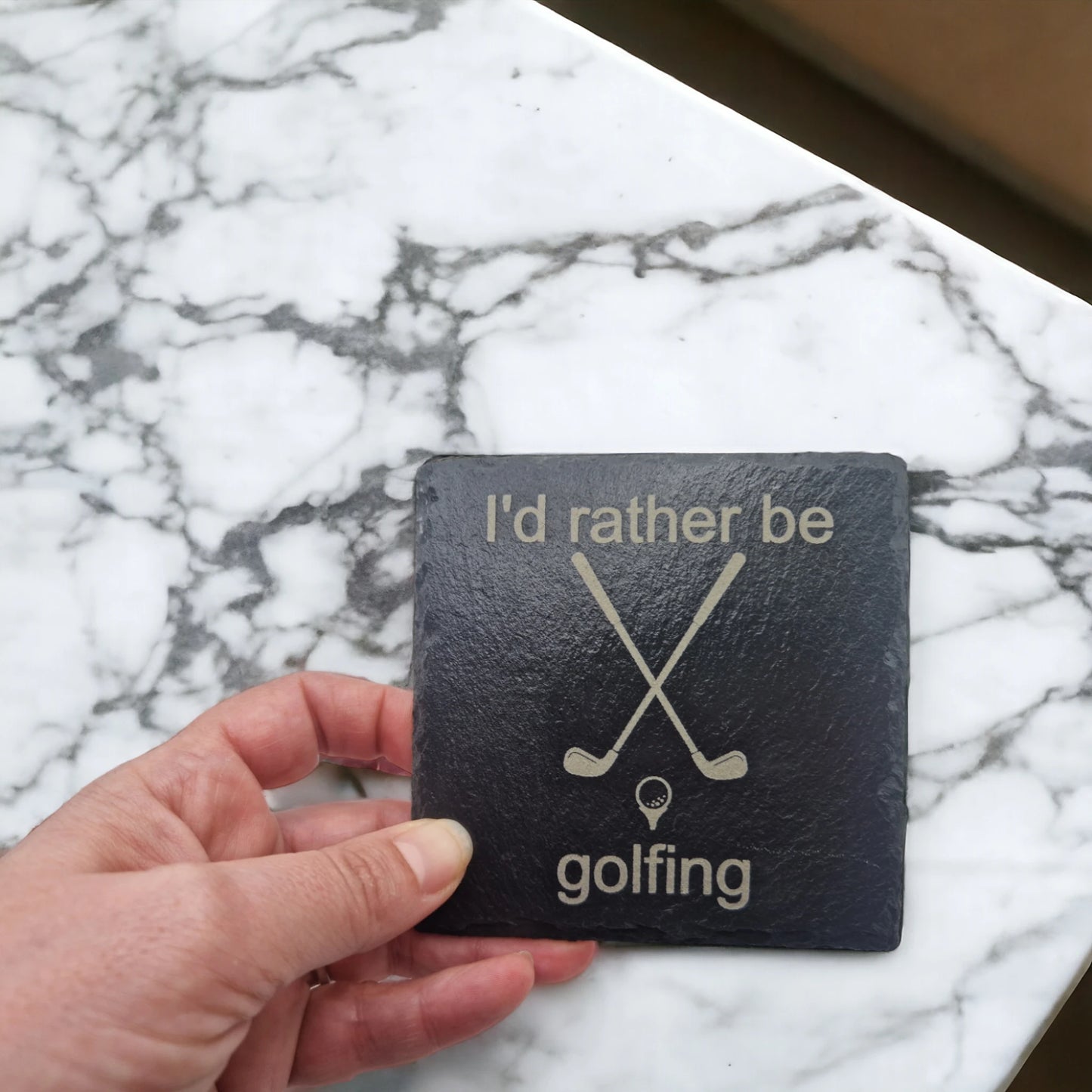 I'd rather be golfing golf coaster