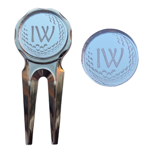 Personalised golf pitch repairer and ball marker