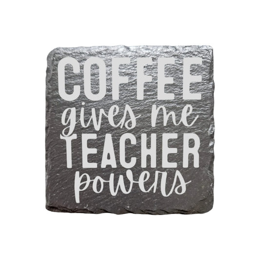 End of term gift for teacher, coaster for teacher