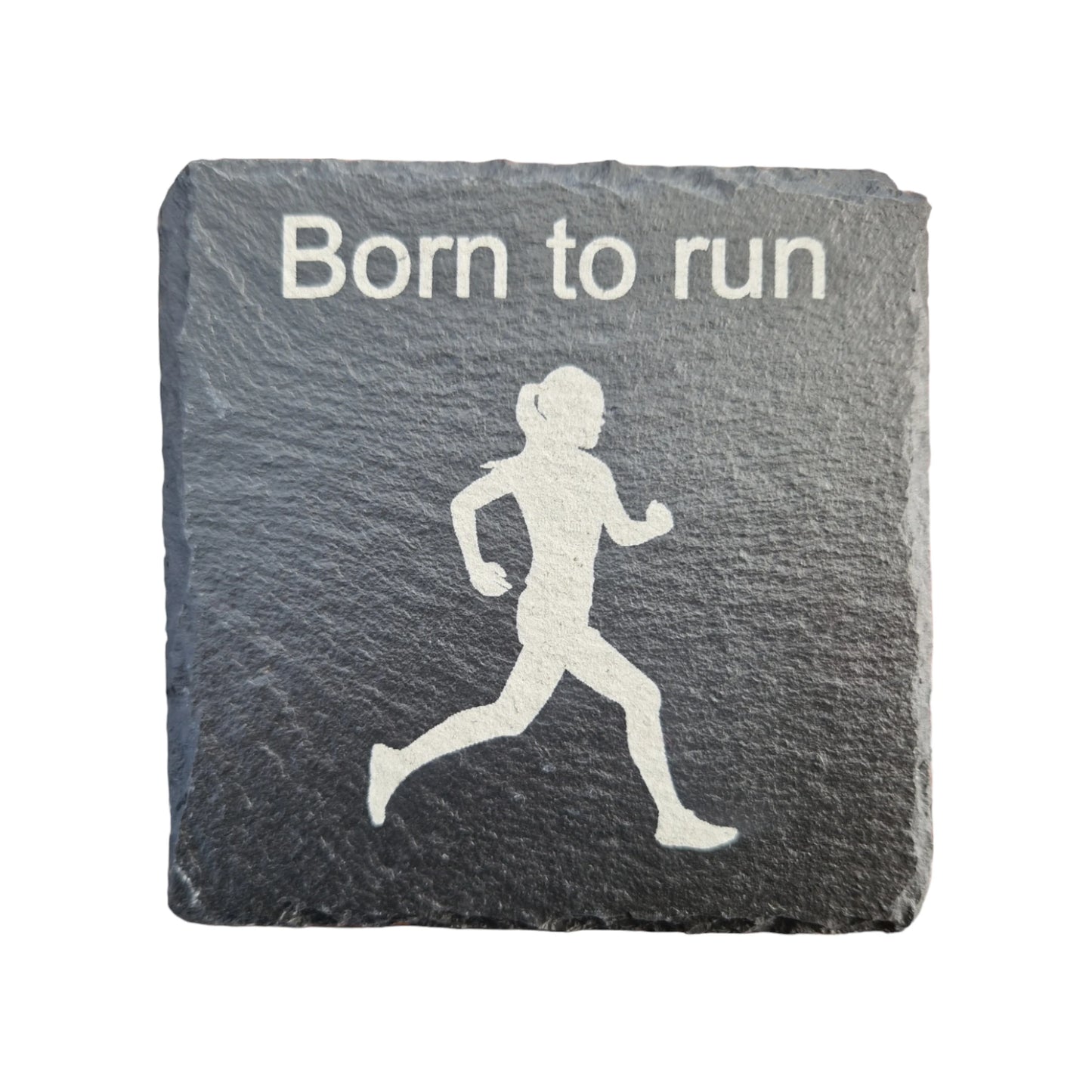 Born to run running coaster, gift for runner