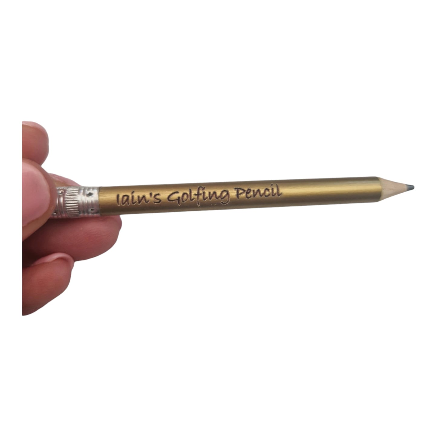 Personalised Gold Mini Pencils