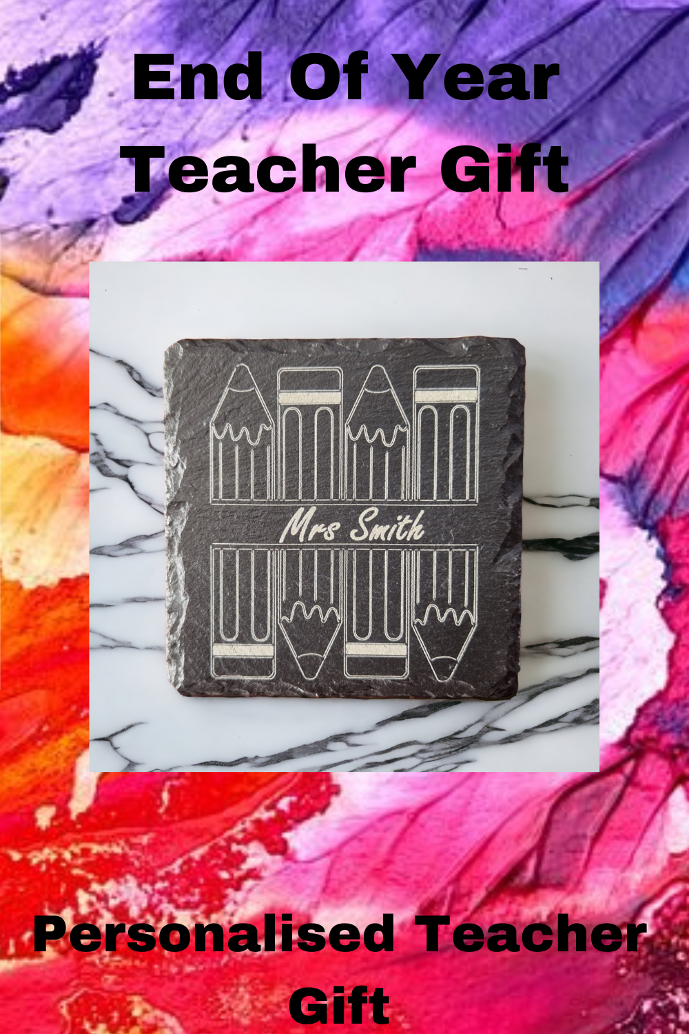 Personalised Teacher Coaster