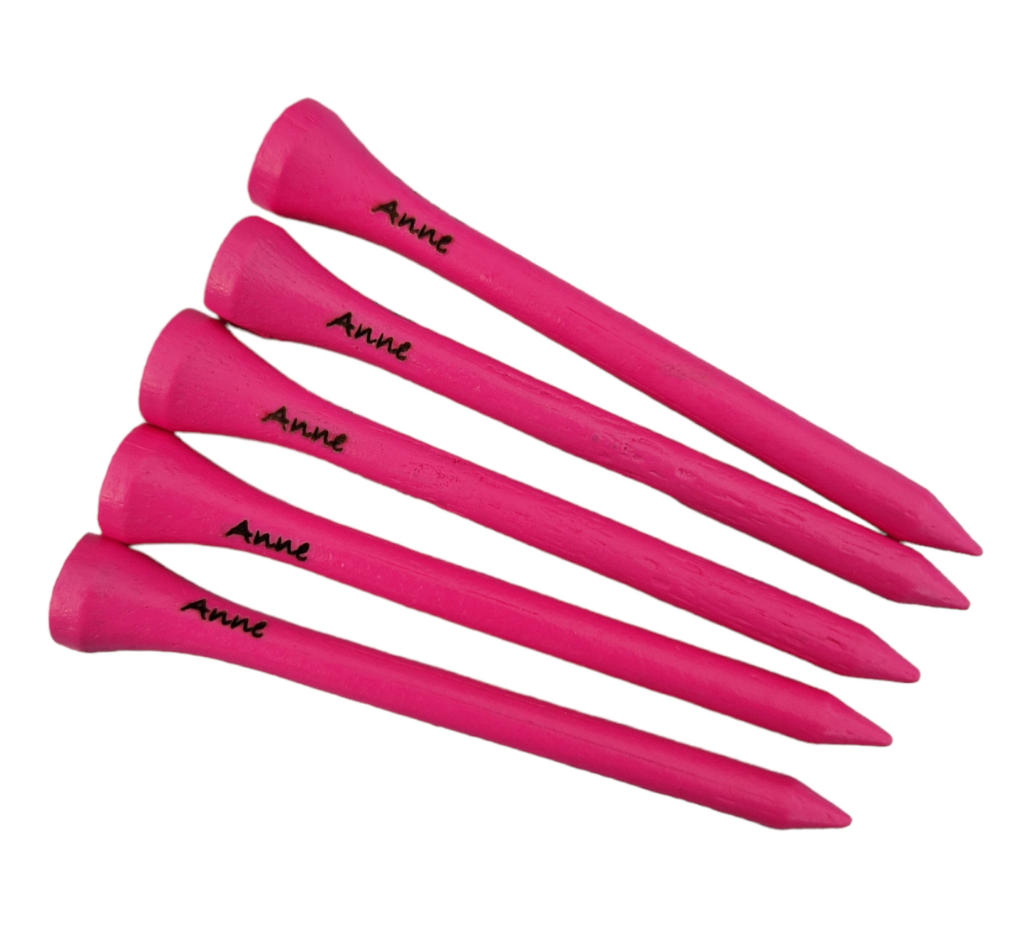 Neon Pink Golf Tees