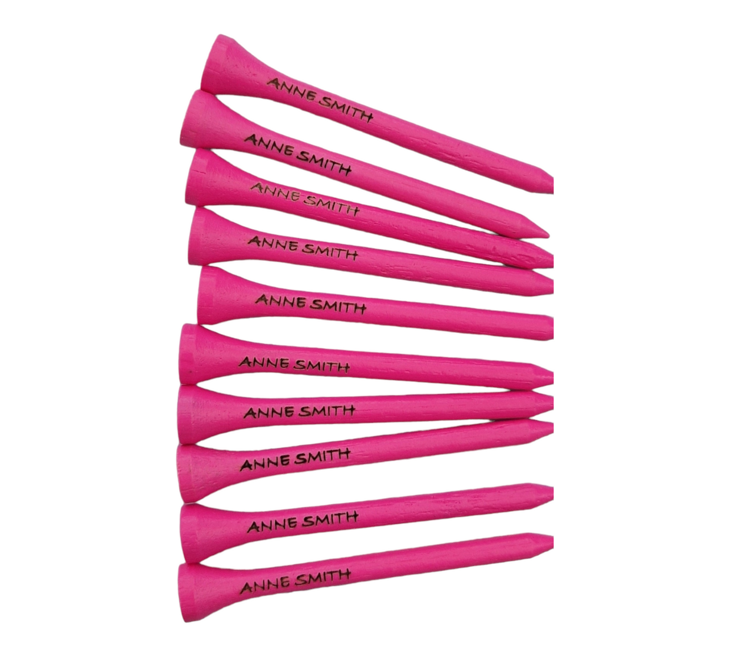 Neon Pink Golf Tees